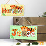 Personalised Jungle Tiger Canvas Sign, thumbnail 2 of 12