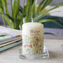 Personalised Thank You Teacher Wildflower Candle, thumbnail 2 of 6