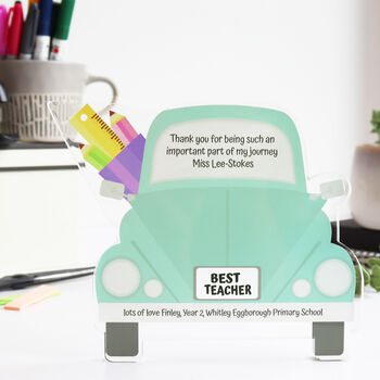 Personalised Teacher Gift Desk Stand, 4 of 7