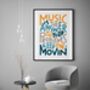 Music Is The Answer Print, thumbnail 4 of 11