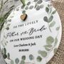 Father Of The Bride Or Groom, Personalised Keepsake, thumbnail 2 of 3