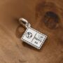 Postcard Personalised Silver Charm, thumbnail 1 of 12