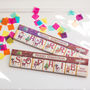 Personalised Christmas Letter Chocolate Squares, thumbnail 2 of 2