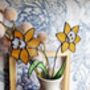 Golden Daffodils Glass Flowers, thumbnail 3 of 4