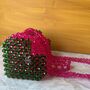 Heart Beaded Duffle Bag, thumbnail 5 of 10