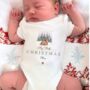 Personalised My First Christmas Bodysuit Deer, thumbnail 1 of 4