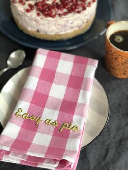 Personalised Check Napkins, 5 of 10