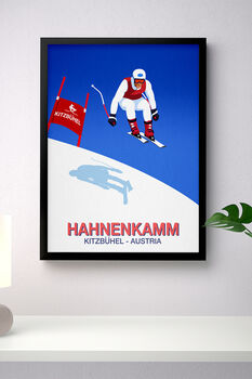 Kitzbuhel Downhill Ski Race Poster, 2 of 7