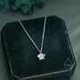 Forget Me Not Flower Blossom Pendant Necklace, thumbnail 6 of 12