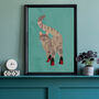 Custom Personalised Cat Pet Portrait In Shoes Print, thumbnail 4 of 9