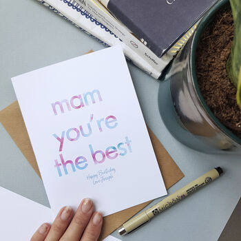Mum You're The Best | Mother's Day Card Mummy, 3 of 5