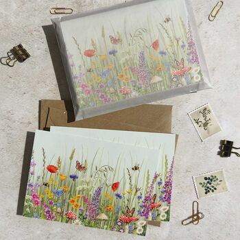 Wildflower Meadow Landscape Garden Notecards, 8 of 9