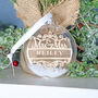 Personalised Couple Christmas Tree Bauble, thumbnail 9 of 9