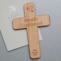 Personalised Confirmation Cross Wooden Decoration, thumbnail 2 of 2