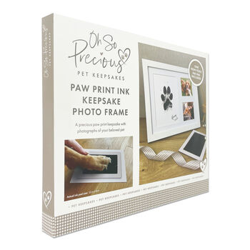 Paw Print Ink Keepsake Photo Frame Kit, 5 of 8