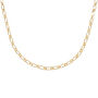 18k Gold Thick Link Chain Necklace Set, thumbnail 3 of 11