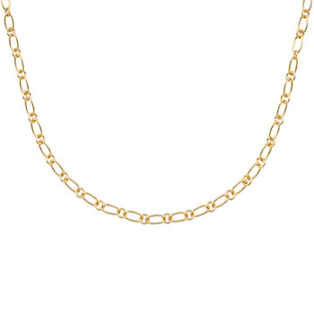 18k Gold Thick Link Chain Necklace Set, 3 of 11