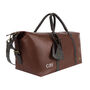 Personalised Two Tone Leather Armada Duffle Holdall, thumbnail 7 of 8