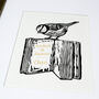 Personalised 'Paper' First Wedding Anniversary Print, thumbnail 2 of 10