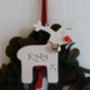 Personalised Christmas Reindeer Decoration, thumbnail 1 of 3
