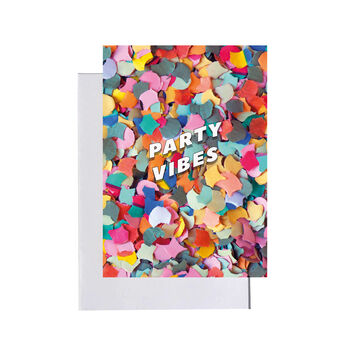 'Party Vibes' Greetings Card, 2 of 3