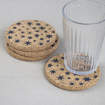 Cork Placemats And Coasters | Star, 2 of 11