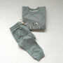 Childrens Organic Cotton Easter Bunny Ears Tracksuit, thumbnail 4 of 5