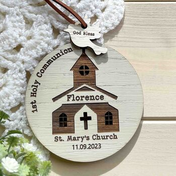 Personalised 1st Holy Communion Bauble Gift, 3 of 3