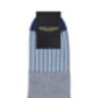 Oxford Stripe Blue/Burgundy Men's Trainer Socks Bundle, thumbnail 3 of 7
