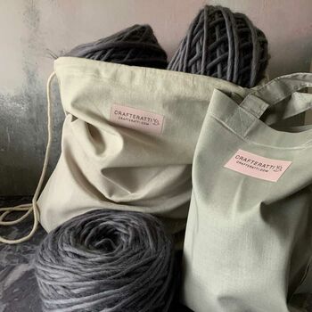 Knitting Kit Sos Merino Wool Hat, 3 of 3