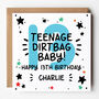 Personalised 13th Birthday Card For Boys, thumbnail 1 of 4