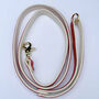 Handmade Italian Leather Dog Puppy Lead In Red, thumbnail 6 of 6