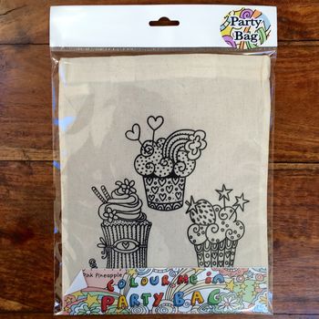 Cupcakes Colour In Party Bag, 2 of 11