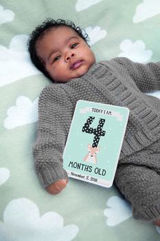 Milestone Baby Card Record Set Of 30, 9 of 9