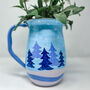 Hand Painted Christmas Jug | Winter Wonderland, thumbnail 1 of 4