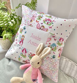 Fairy Garden Name Cushion, 2 of 7