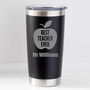 Personalised Best Teacher Ever Apple Thermos Insulated Cup, thumbnail 2 of 6