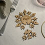 Personalised Snowflake Place Setting, thumbnail 2 of 6