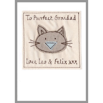 Personalised Cat Father's Day Card, 2 of 12