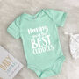 Grandma Gives The Best Cuddles Personalised Babygrow, thumbnail 6 of 9