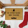 Elf Christmas Themed Print Doormat, thumbnail 1 of 2