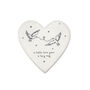 Doves 'A Little Love Goes A Long Way' Ceramic Coaster, thumbnail 2 of 3