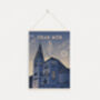 Oran Mor Glasgow Travel Poster Art Print, thumbnail 6 of 8