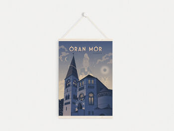 Oran Mor Glasgow Travel Poster Art Print, 6 of 8