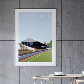 Oxford United Manor Ground Poster, 4 of 8