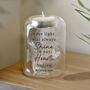 Personalised Memorial Feather Tealight Holder, thumbnail 3 of 5