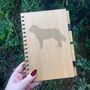 Personalised Saint Bernard Dog Engraved Notebook, thumbnail 2 of 2