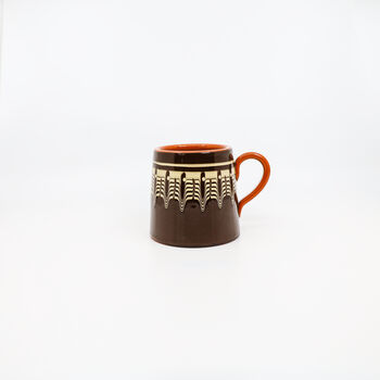 Stoneware Beer Tankard In Coffee Colour, 500ml Mug, 3 of 6