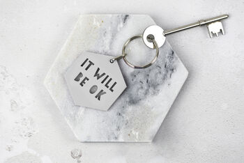 It Will Be Ok Keyring Keychain Gift, 2 of 2