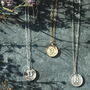 Eris Initial Coin Necklace, thumbnail 1 of 2